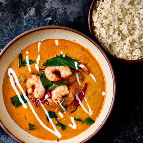 Photo of Panang Curry with Shrimp from SriPraPhai