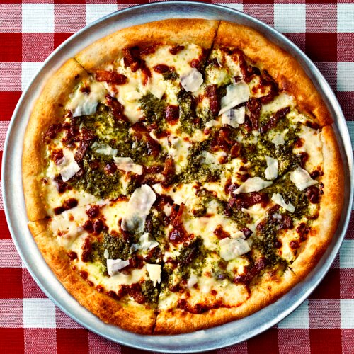 Photo of Bacon & Pesto Pizza from Alanza Pizza
