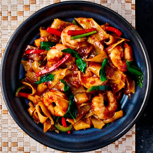 Photo of Drunken Noodles with Shrimp from SriPraPhai
