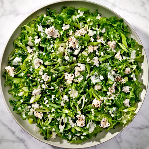 Photo of Marc Murphy’s Crispy Leaf & Feta Salad from Royal Greens