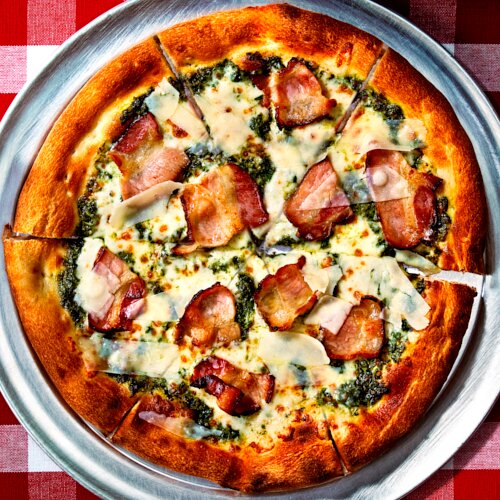 Photo of Bacon & Pesto Pizza from Alanza Pizza
