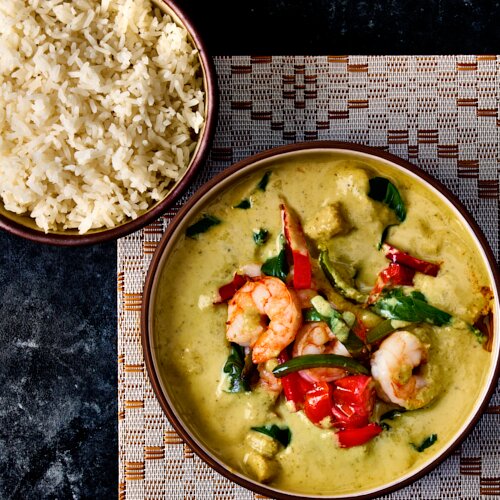 Photo of Green Curry with Shrimp from SriPraPhai