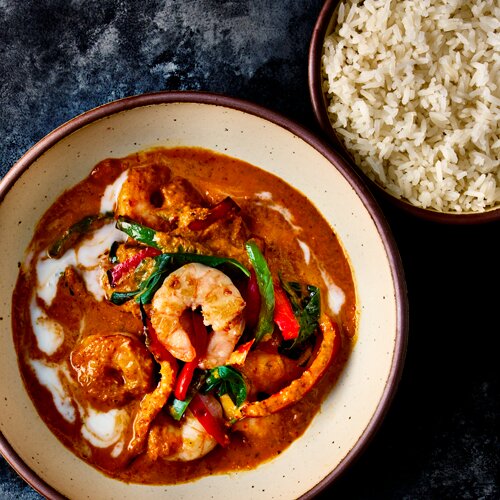 Photo of Panang Curry with Shrimp from SriPraPhai